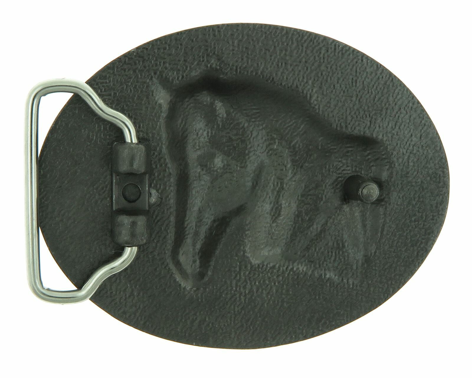 Horse Head Western Red Enamel Metal Belt Buckle