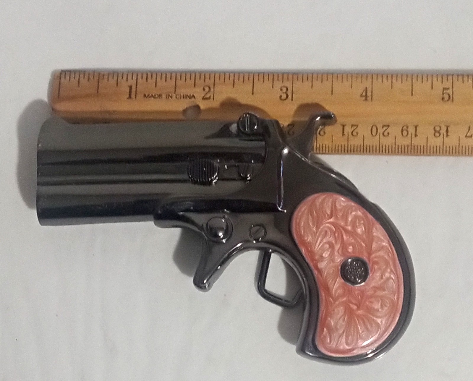 Vintage Derringer Pistol Metal Belt Buckle Free Shipping