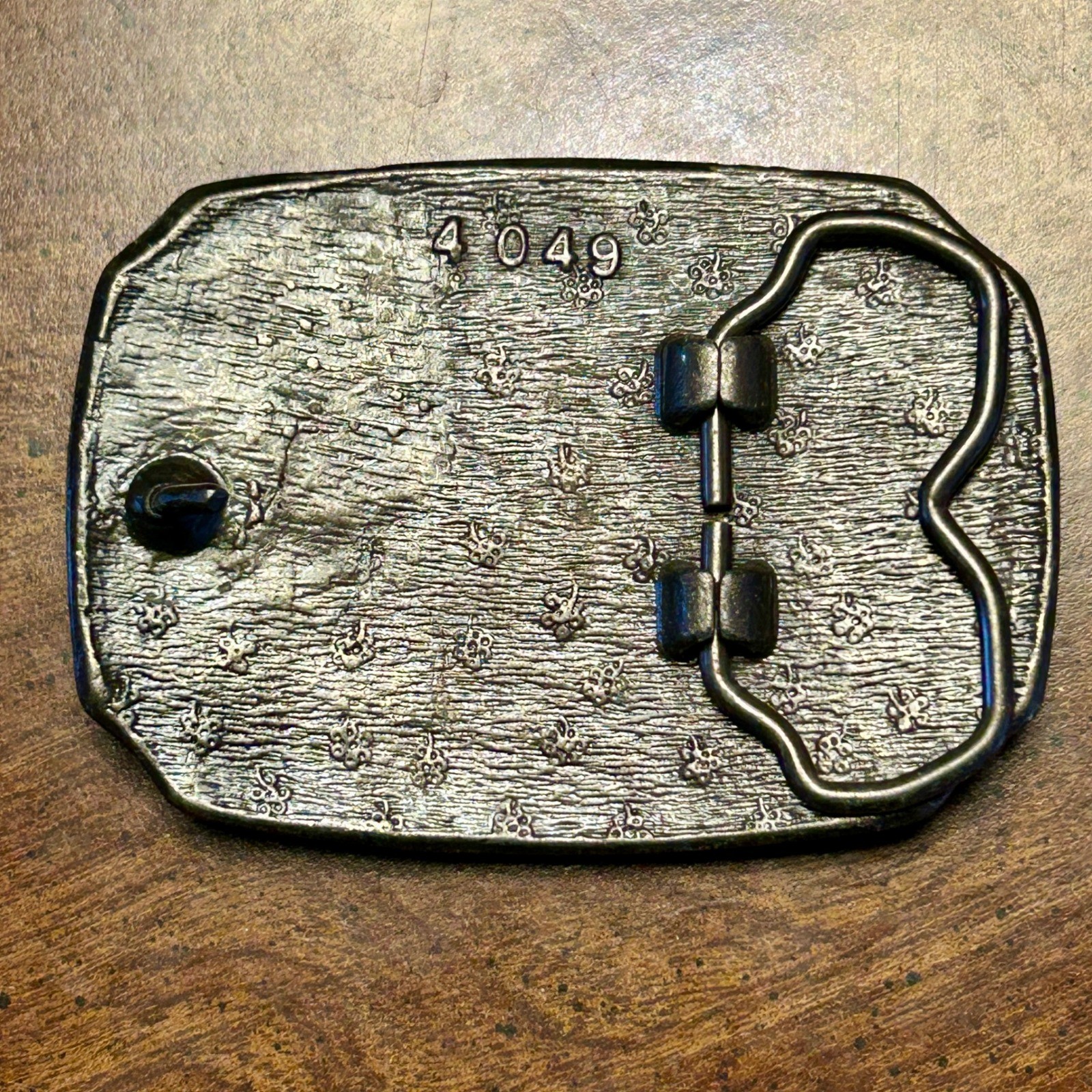Belt Buckle Mens OS Brass Vintage Deer Wildlife Hunting Fair Outdoor