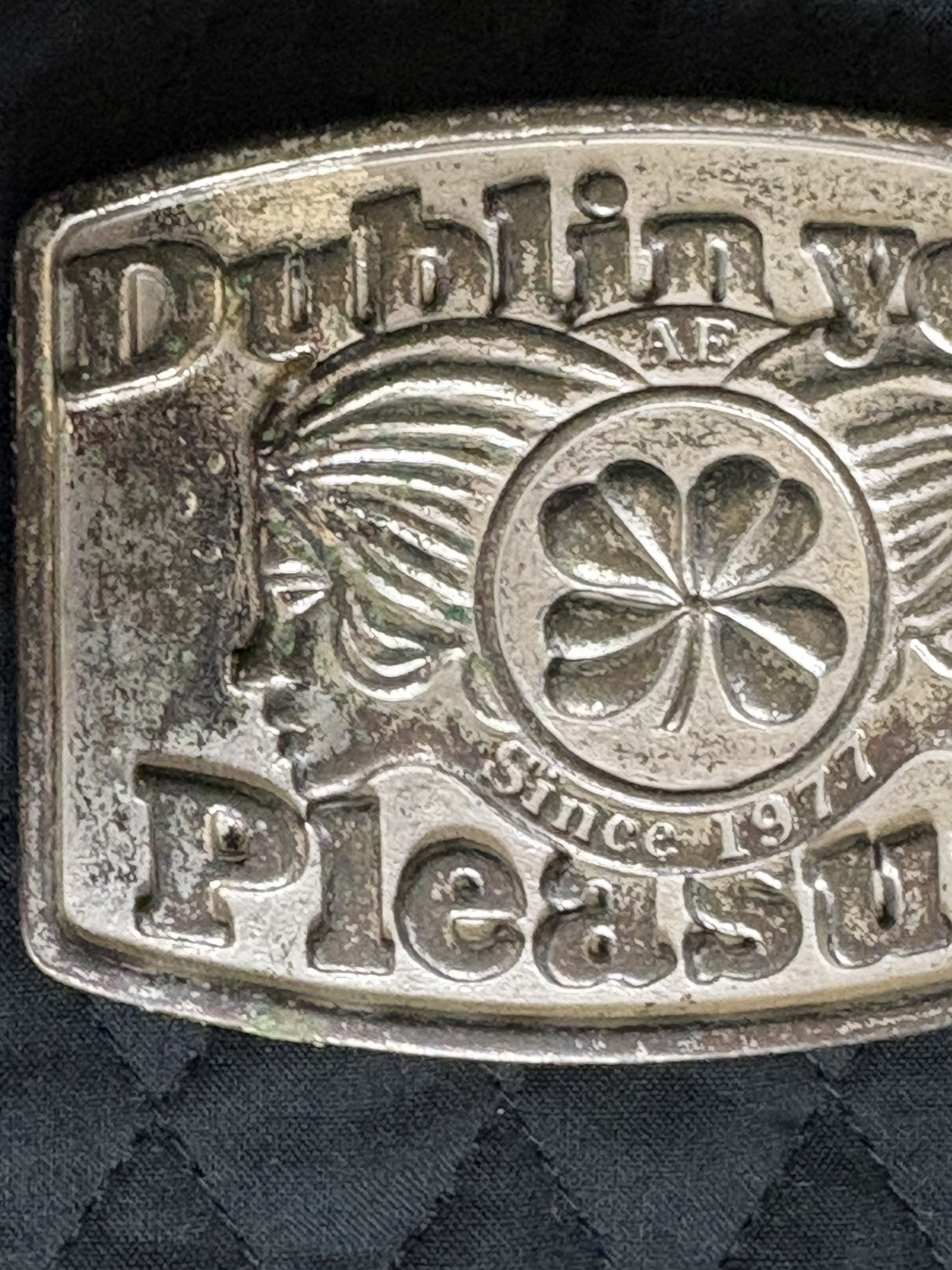 Vintage Original American Eagle Belt Buckle Dublin Your Pleasure Since 1977