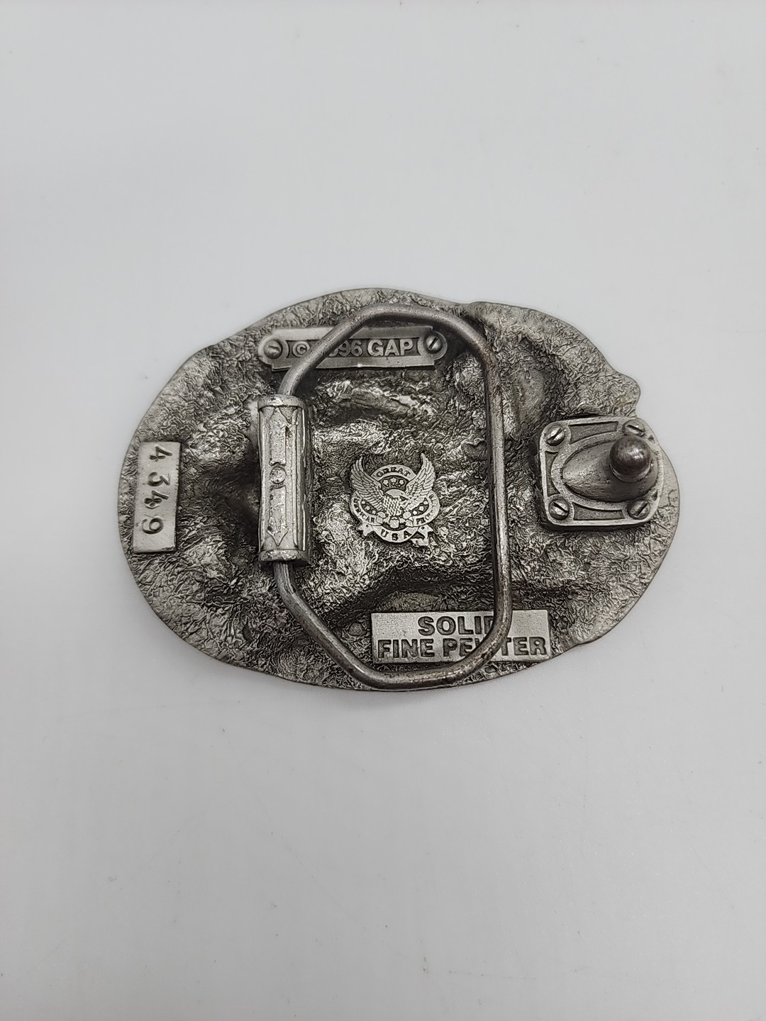 1996 American Hero Bronze Star Military Belt Buckle Great American buckle
