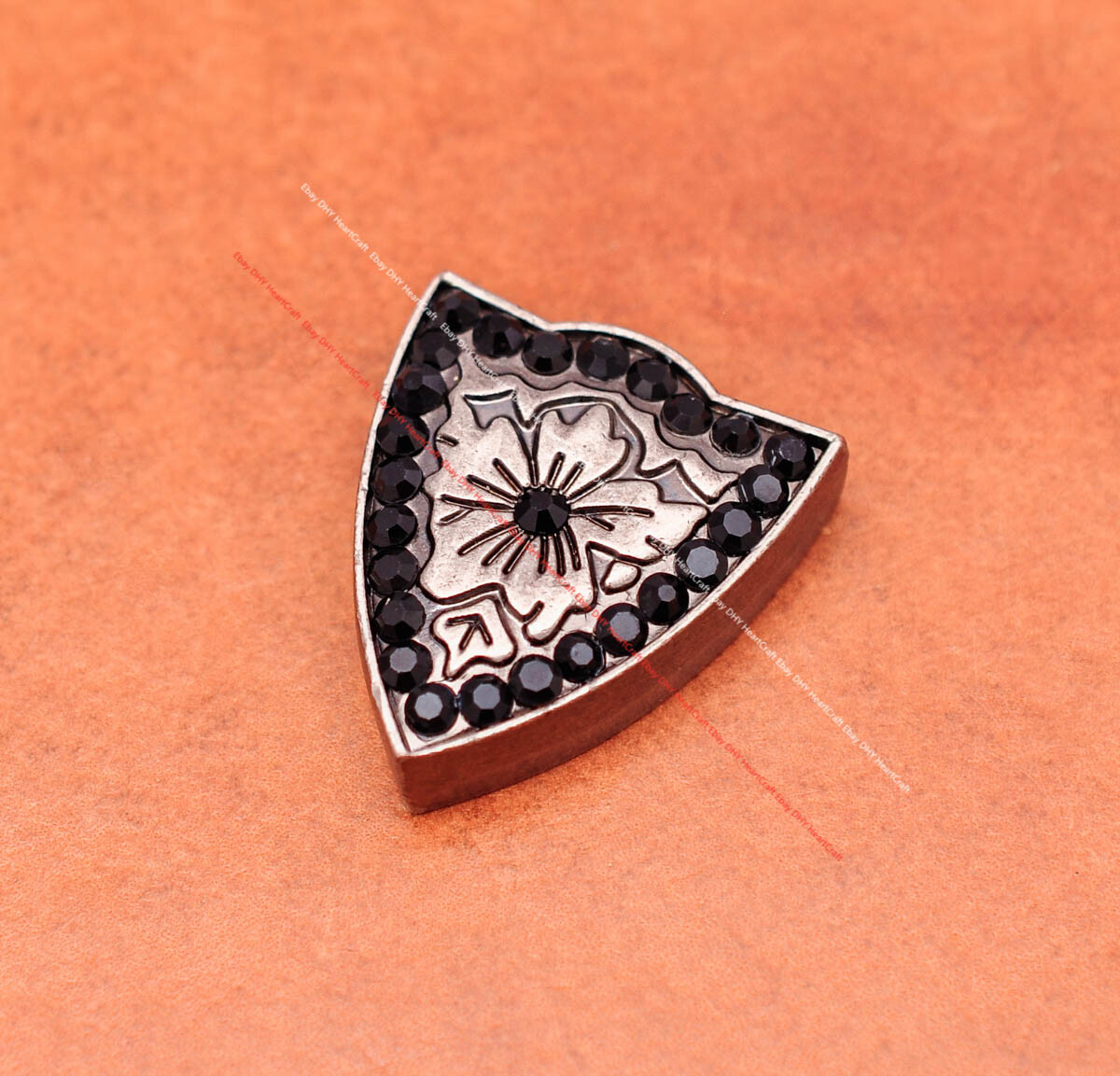 Black Crystal Rhinestone Western Cowboy Rodeo Belt Buckle Set Fit 30MM Strap