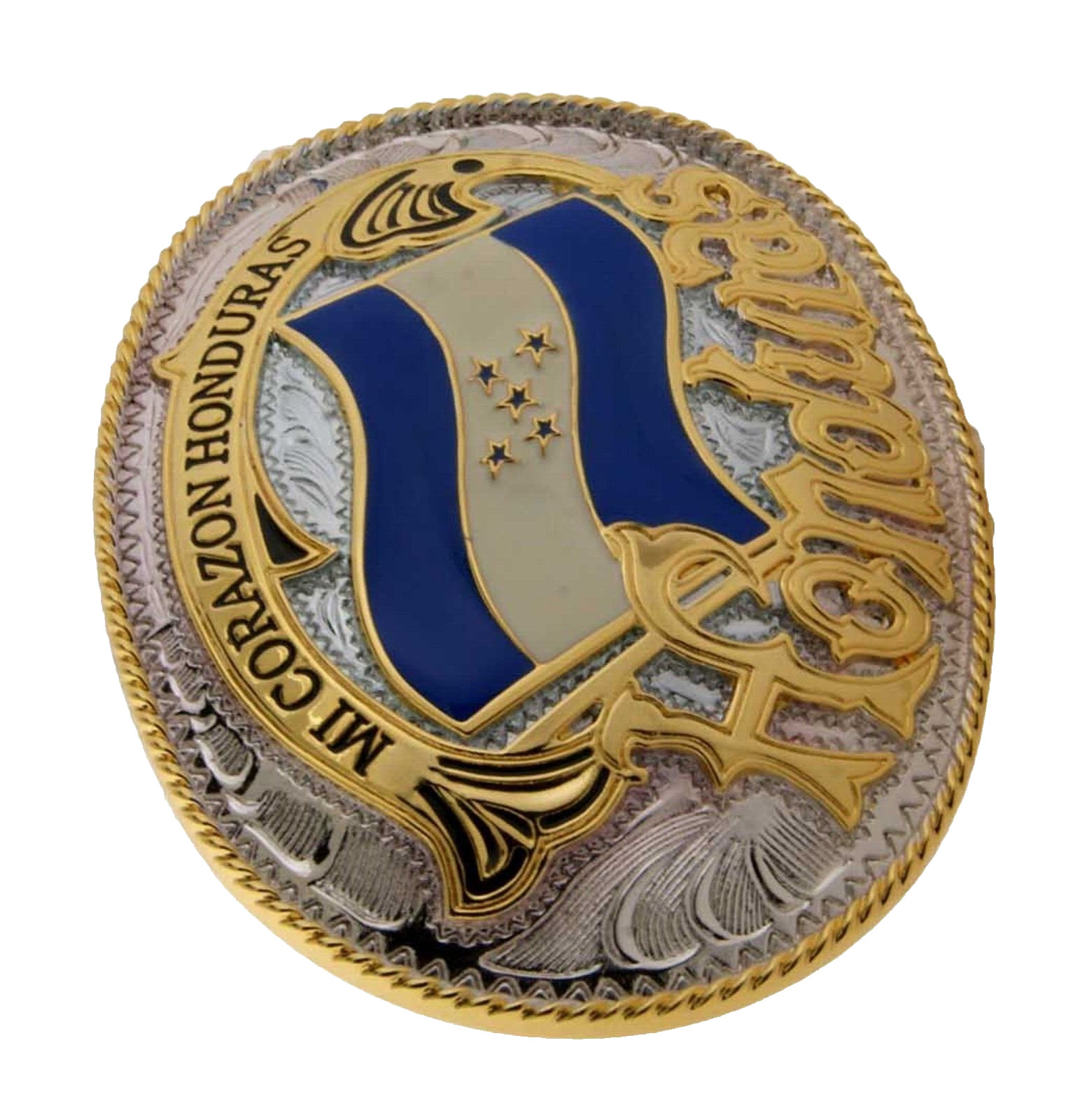 Honduras Flag Belt Buckle Hondurans Country National Father Mother Day Gift OVAL