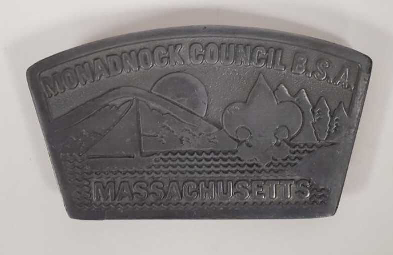 Monadnock Council (Merged 1992) – Massachusetts – BSA Belt Buckle – Hit Line