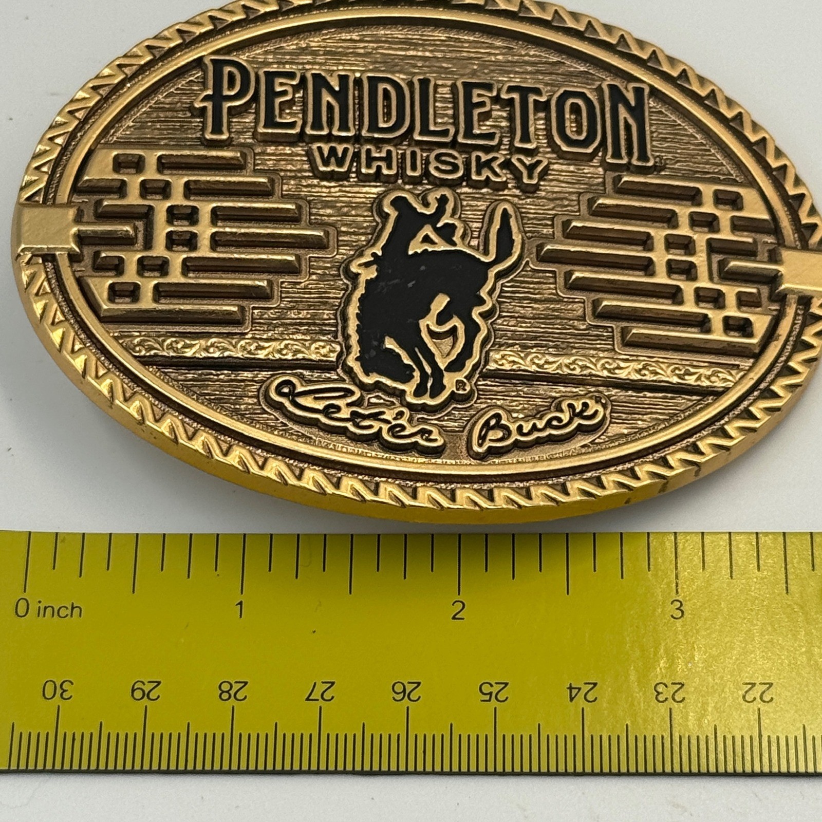 Montana Silversmiths Pendleton Whisky Let&rsquo;er Buck Belt Buckle Limited Ed 2026