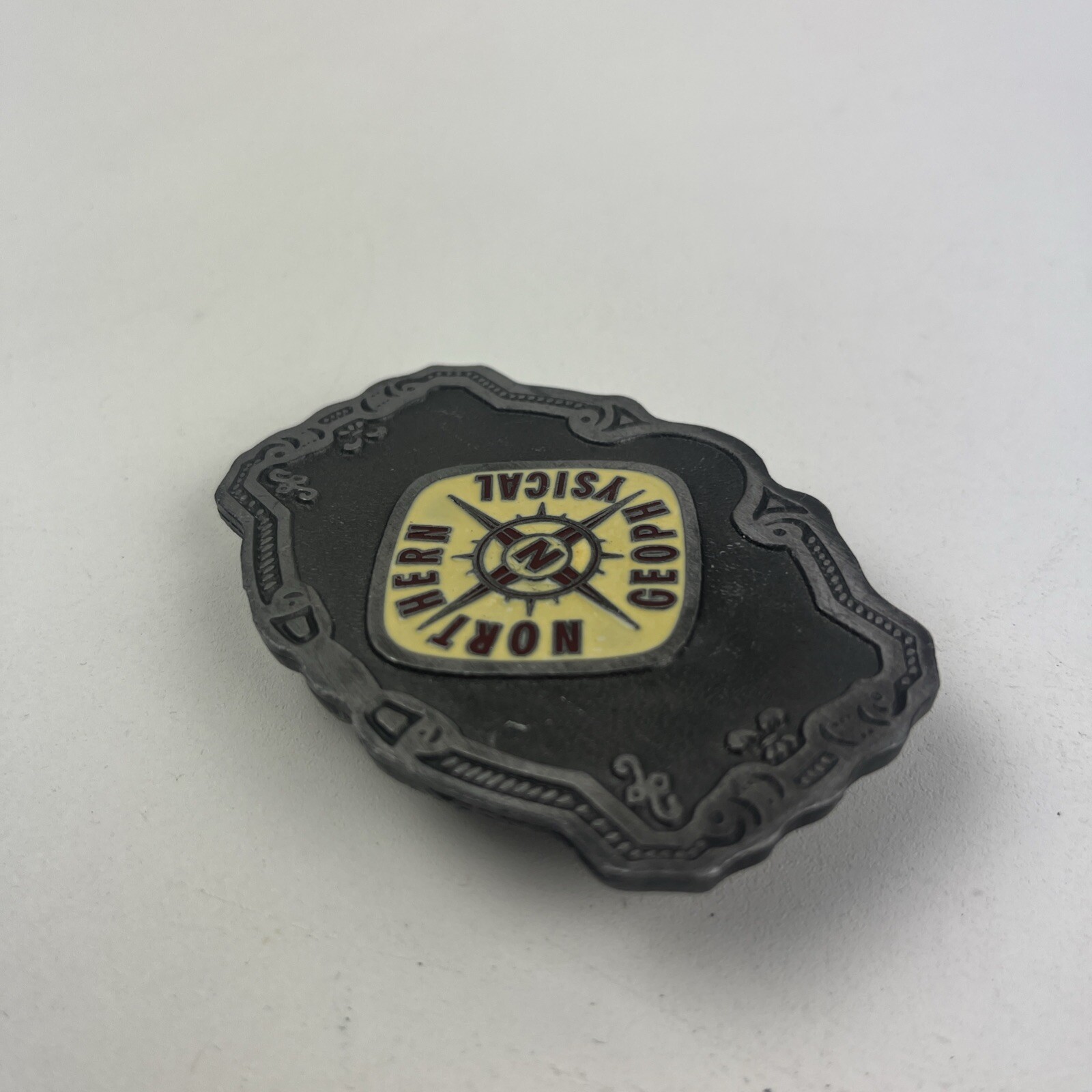 CD Hit Northern Geophysical Belt Buckle Metal Compass Solid Quality