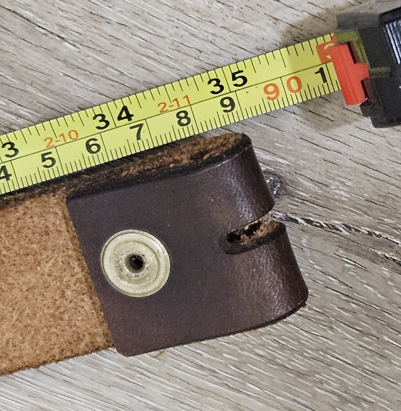 Vtg Harley-Davidson Leather Belt Country Music Buckle Brown Size 30 (READ)