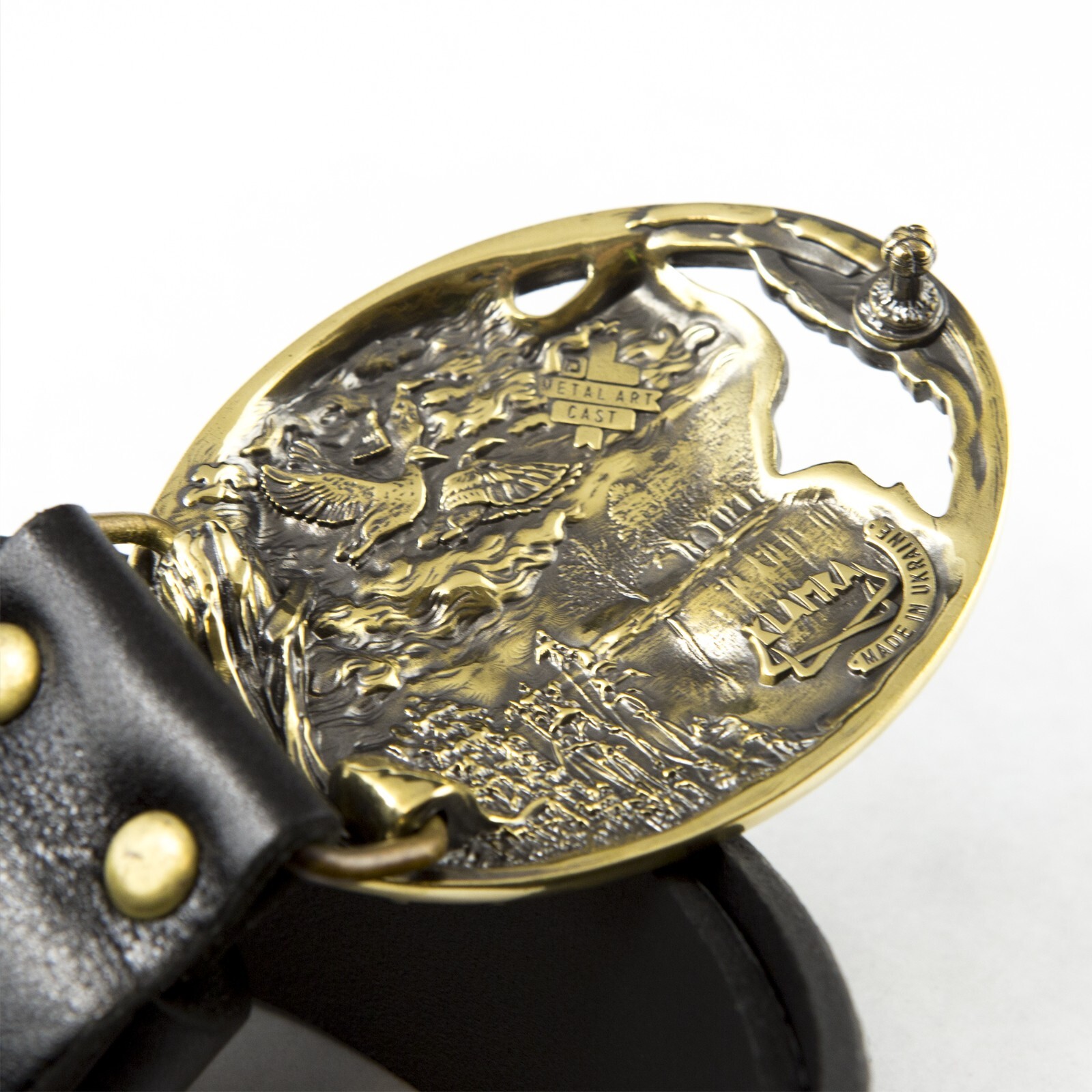 Cocker Spaniel brass belt buckle, Cocker Spaniel dog head, Hunting dog buckle