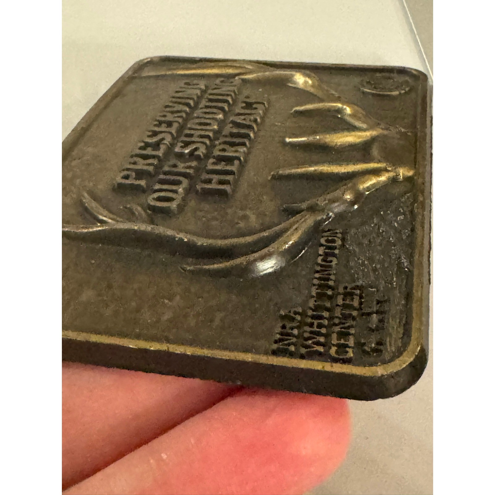 NRA Whittington Center Belt Buckle Preserving Our Shooting Heritage Antlers