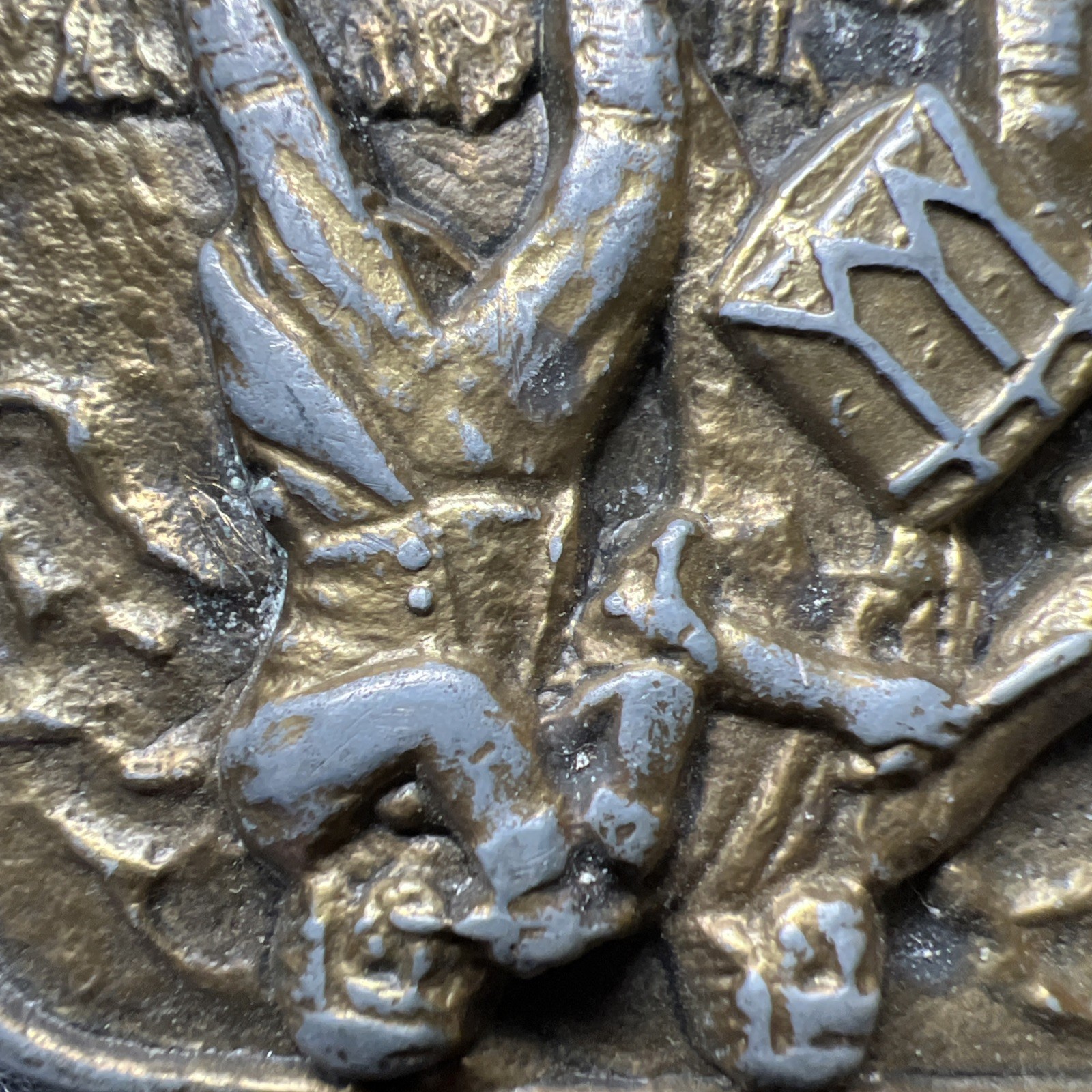 Vintage Brass Spirit of &rsquo;76 Belt Buckle 2 1/2&Prime; Wide Q28