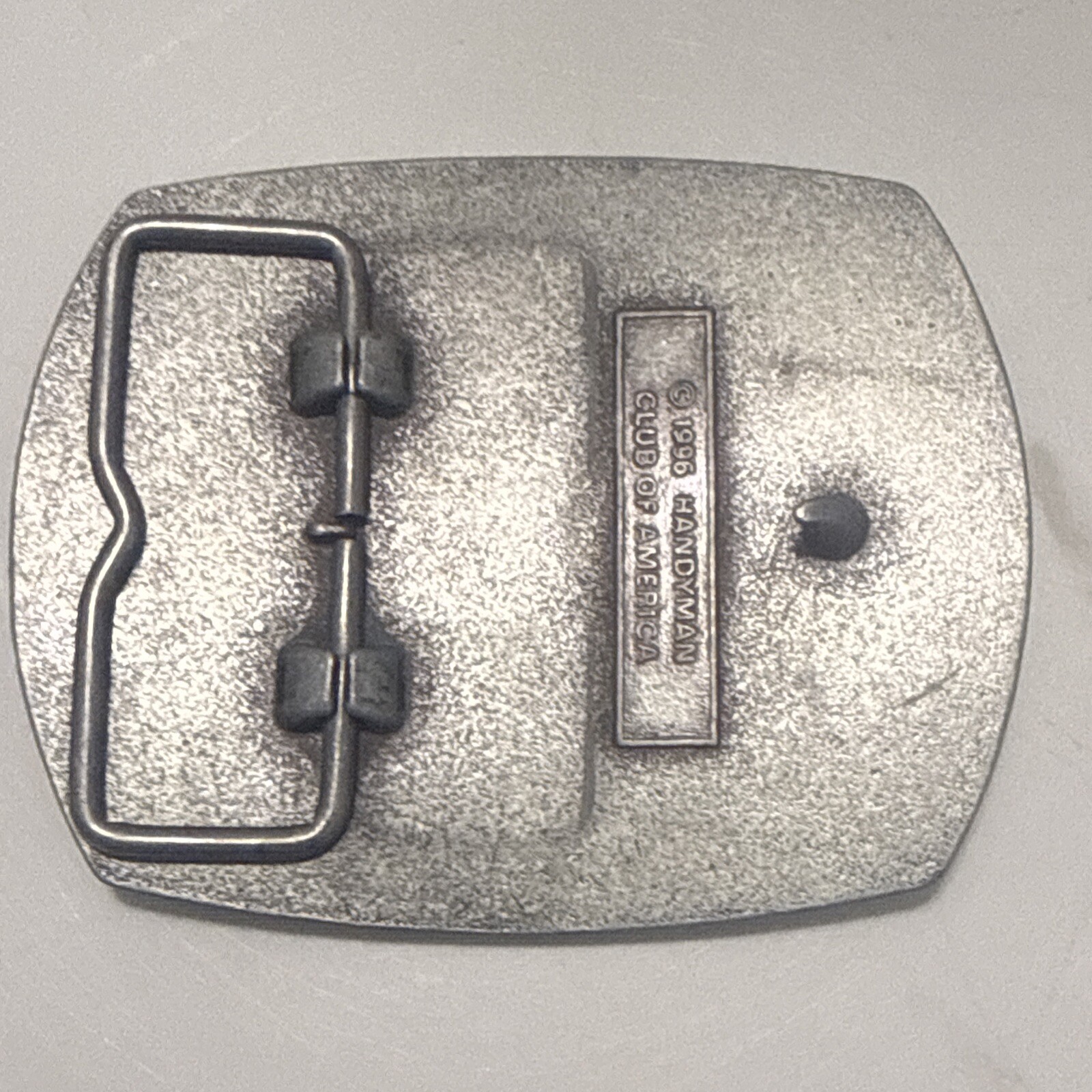 Vintage Handyman Club Of America Life Member Belt Buckle 1996 (Ft Hammer & Logo)