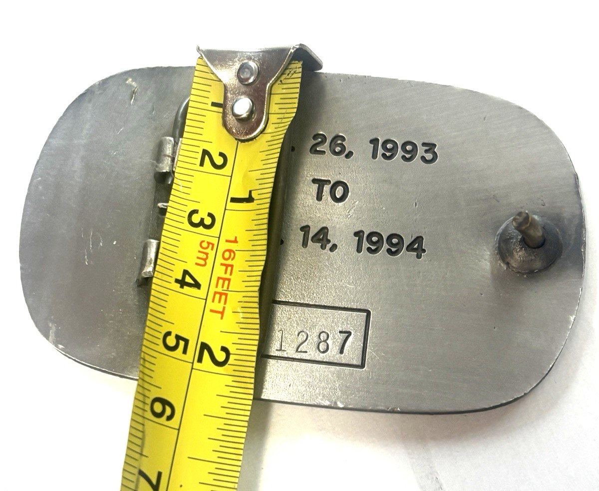 USS United States Steel Belt Buckle – Mon Valley Works Edgar Thomson 600 Heats