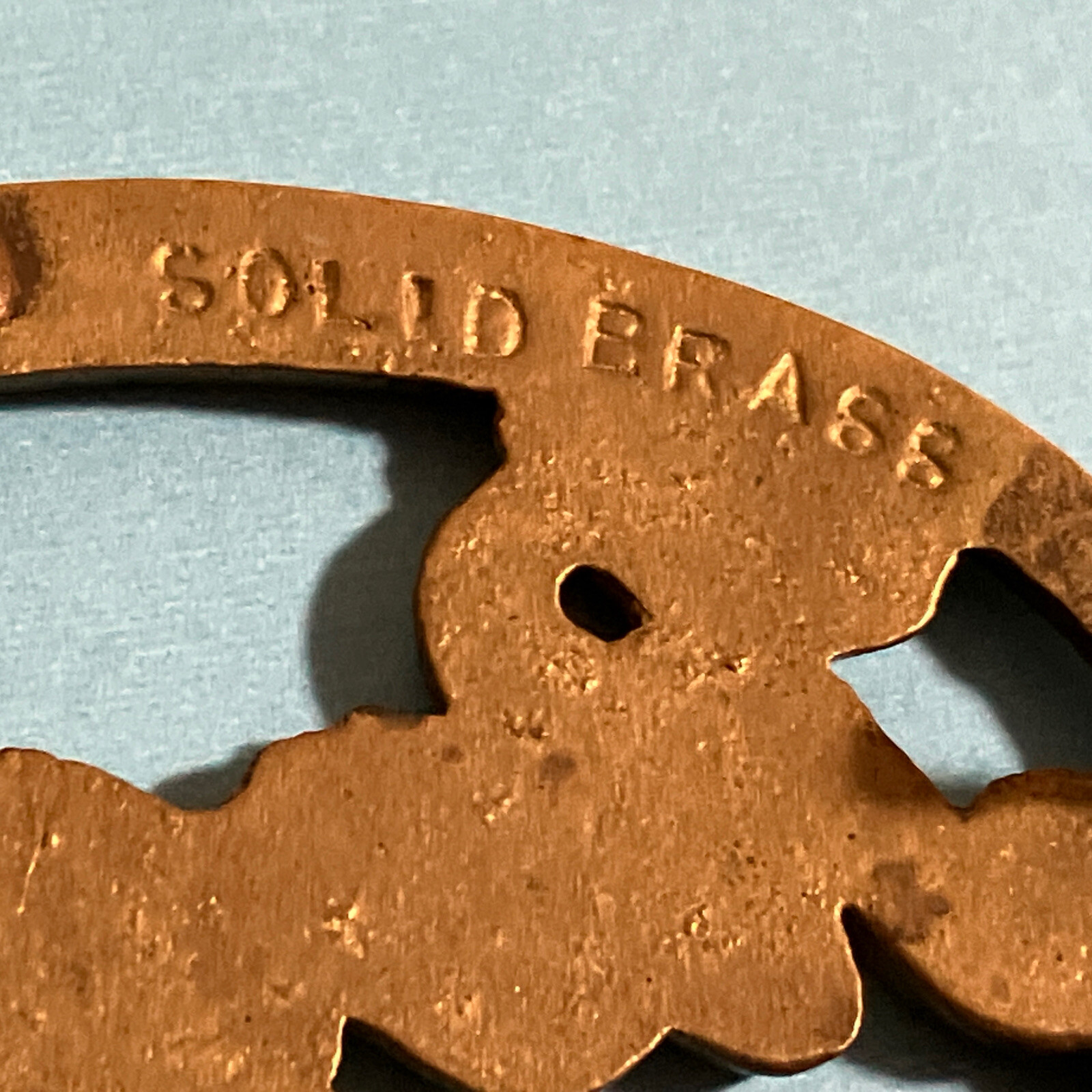 Vintage Western Solid Brass Belt Buckle ROGER Iconic Character Roger TAIWAN