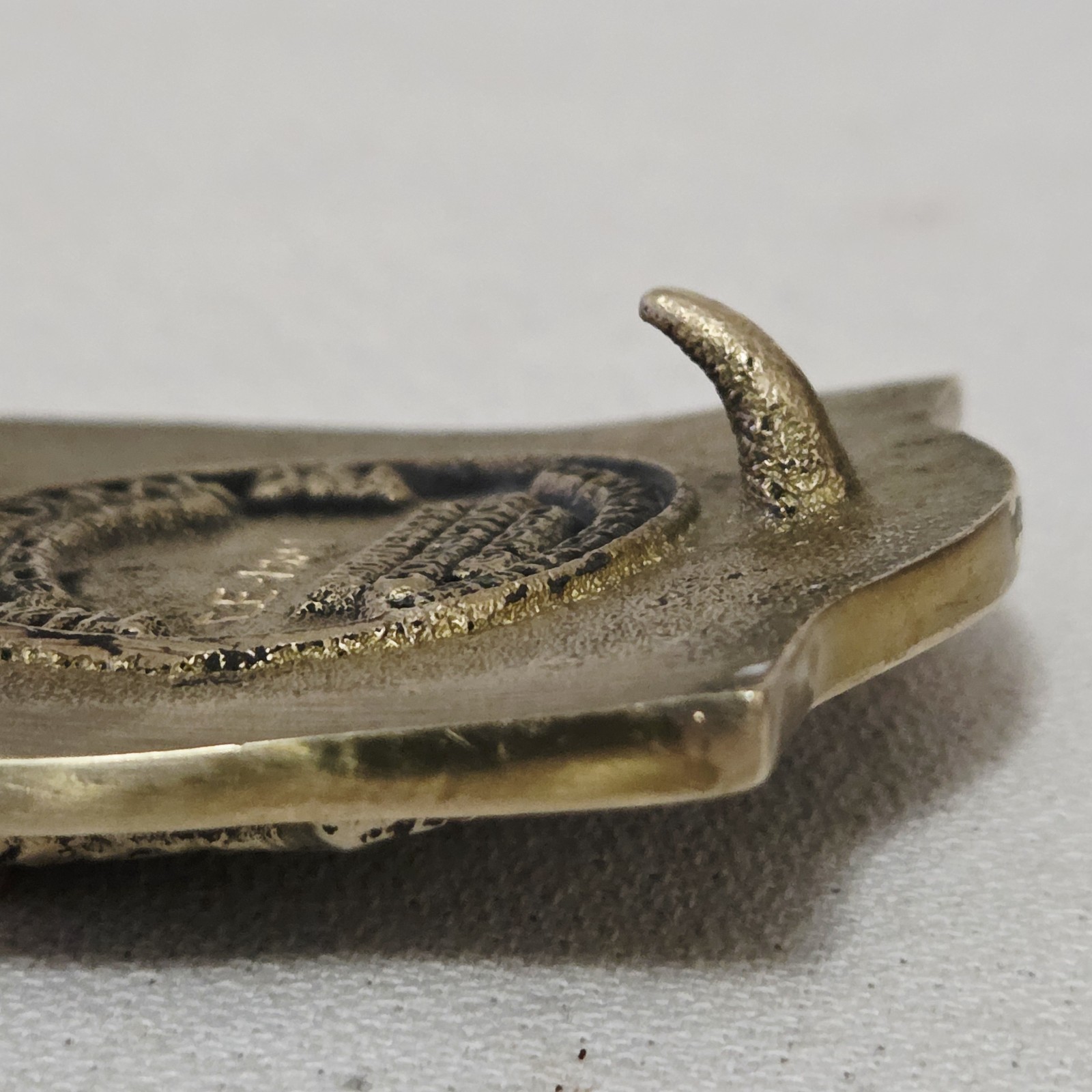 Belt Buckle – 1980 Twin City Federal #LE-1894 « Minnesota Voyageur » brass