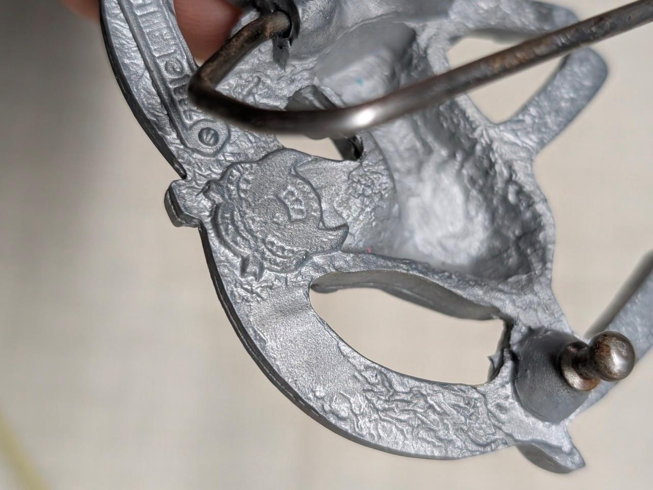 vintage HORSE belt buckle HORSESHOES cowboy WESTERN mustang PEWTER rodeo