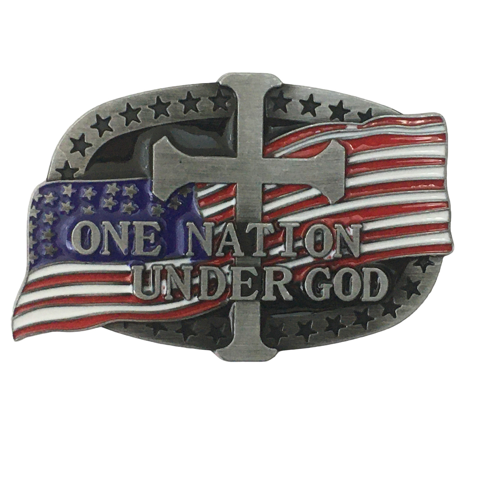 American Flag Belt Buckle Christmas Gift Set USA Patriotic Belt Buckles for Men