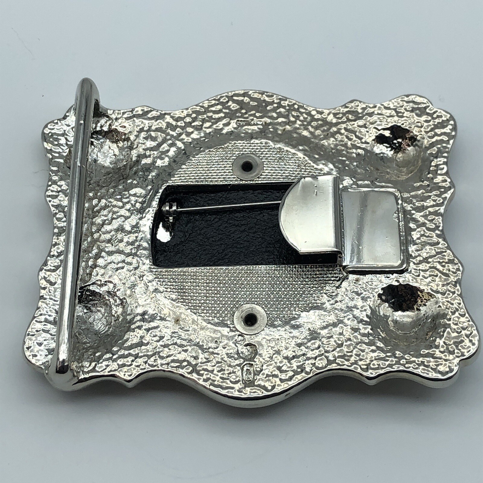 MacLaren Scottish Clan Crest Belt buckle removable pin