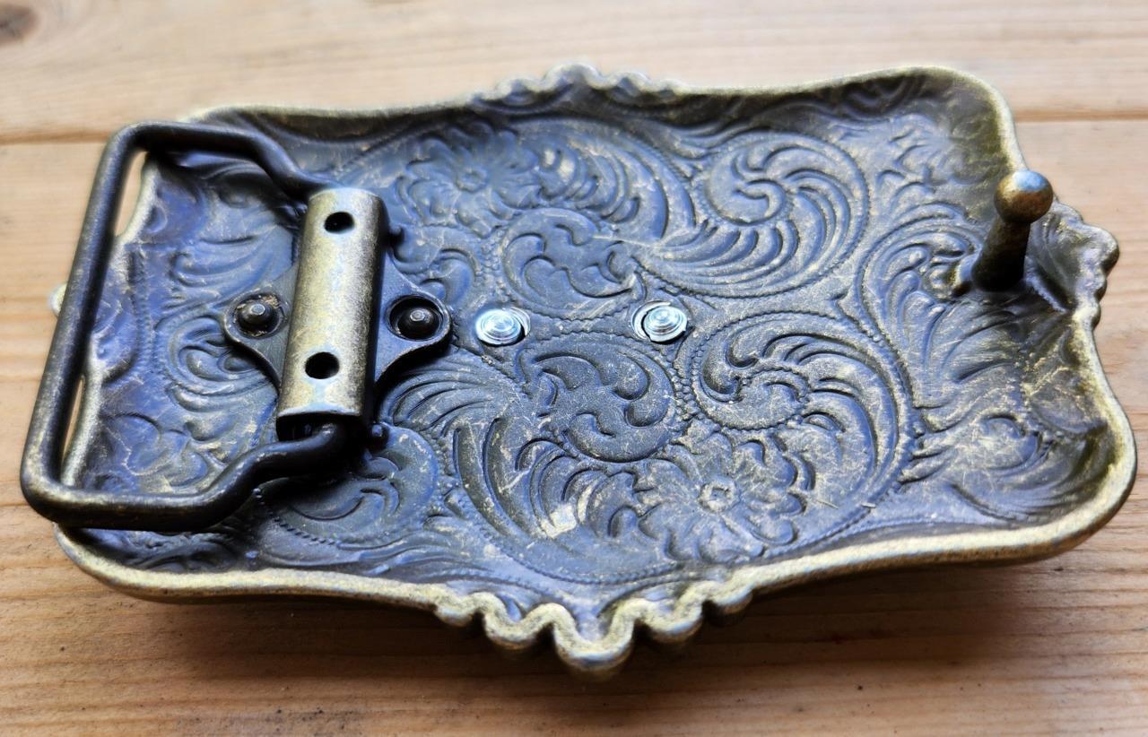 NEW 3-D HORSE HEAD BRONZE ANIMAL RODEO COWBOY WESTERN BELT BUCKLE