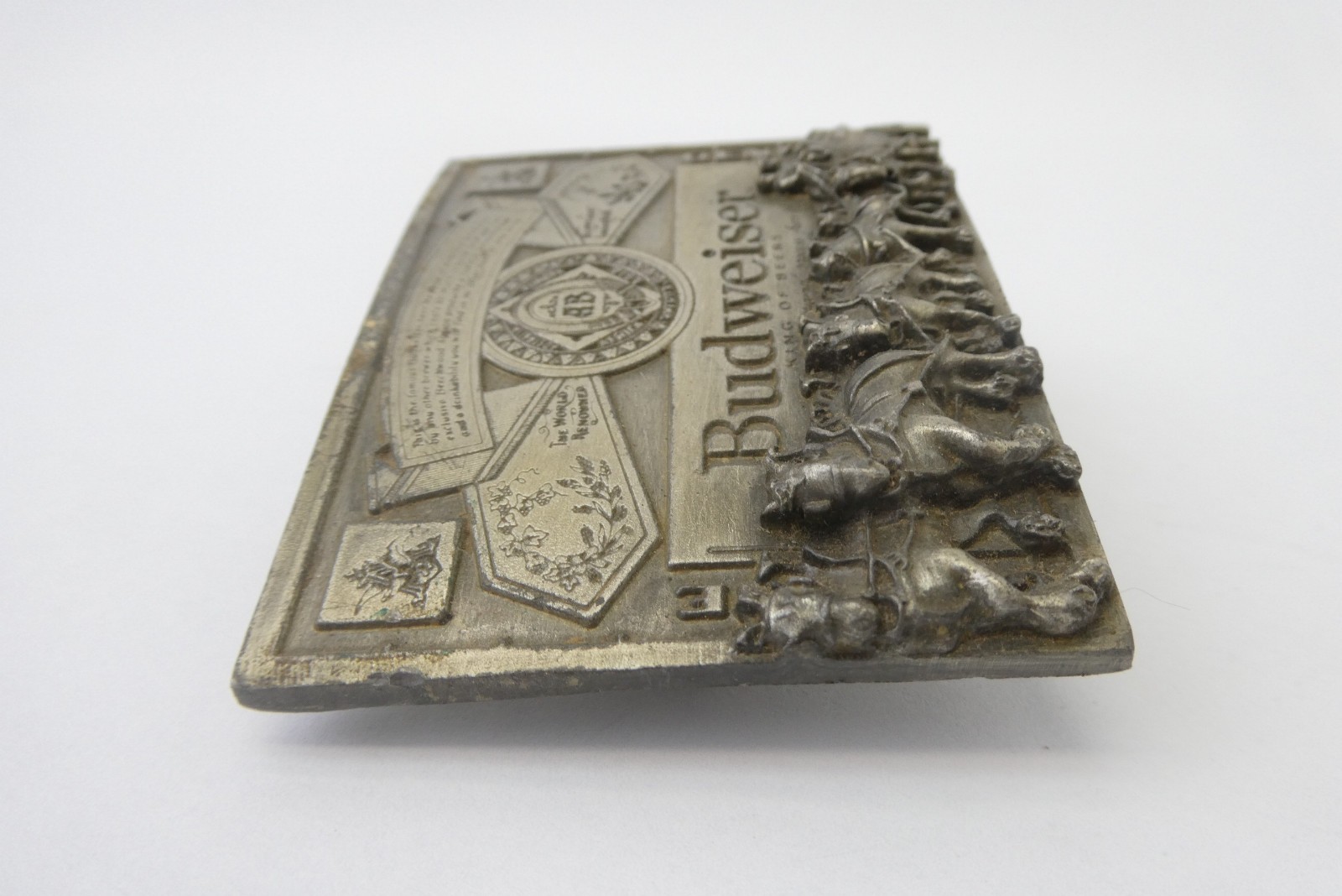 Markatron Reproduced by Arrangement Anheuser-Busch T-169 Budweiser Belt Buckle