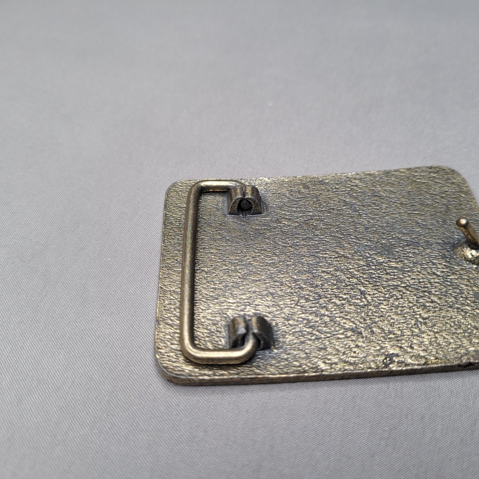 Chico Belt Buckle Mens One Size Antique Brass Tone Rectangular Western Cowboy CA
