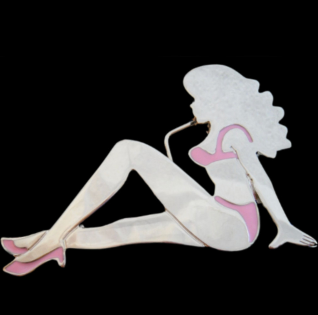 Sexy Girl Belt Buckle Mud Flap Girls Truck Drivers Nude Dancers Boucle Ceinture