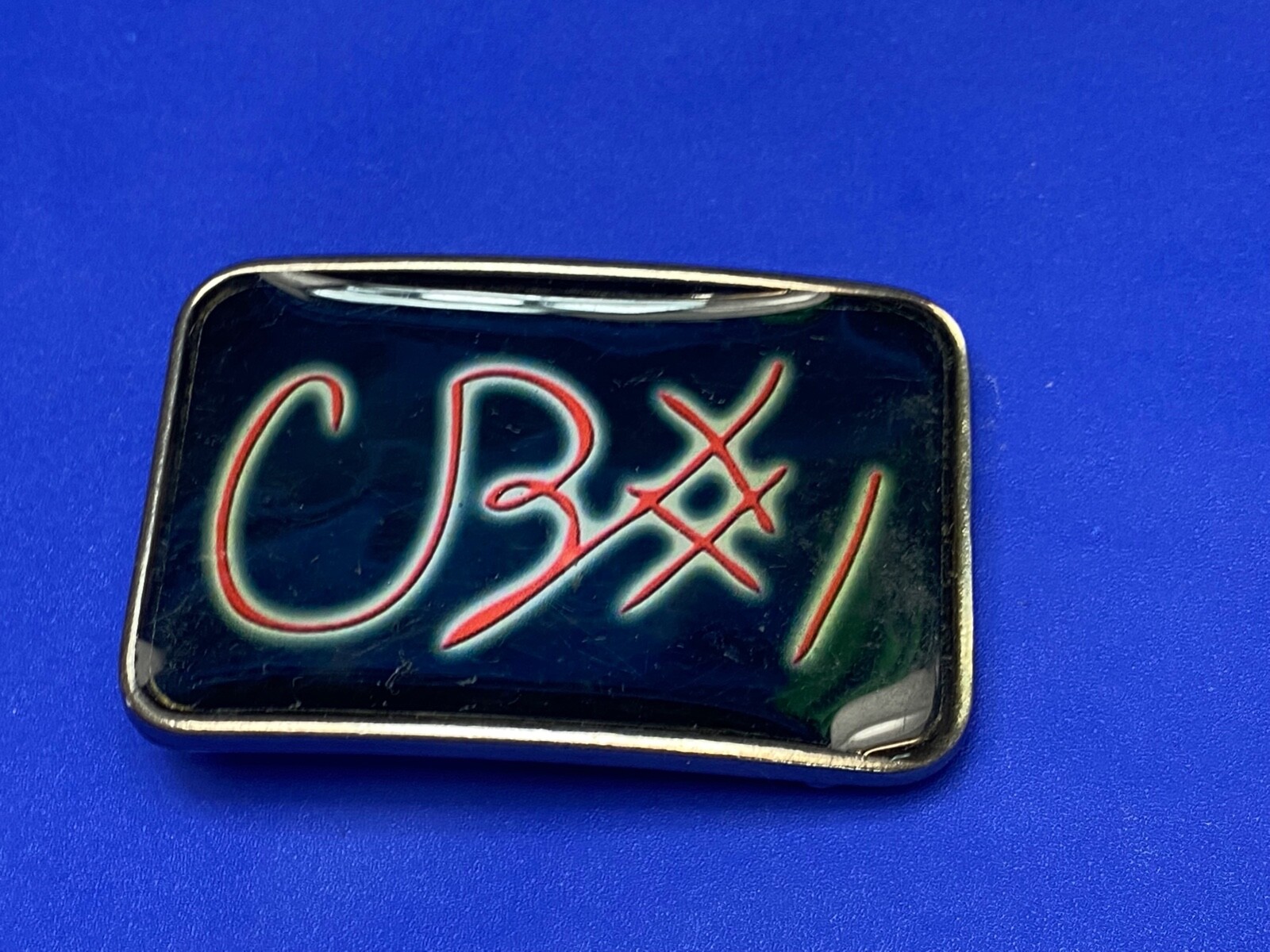 Cb1 Cb #1 Black And Red Color Belt Buckle By La Chik – Canada