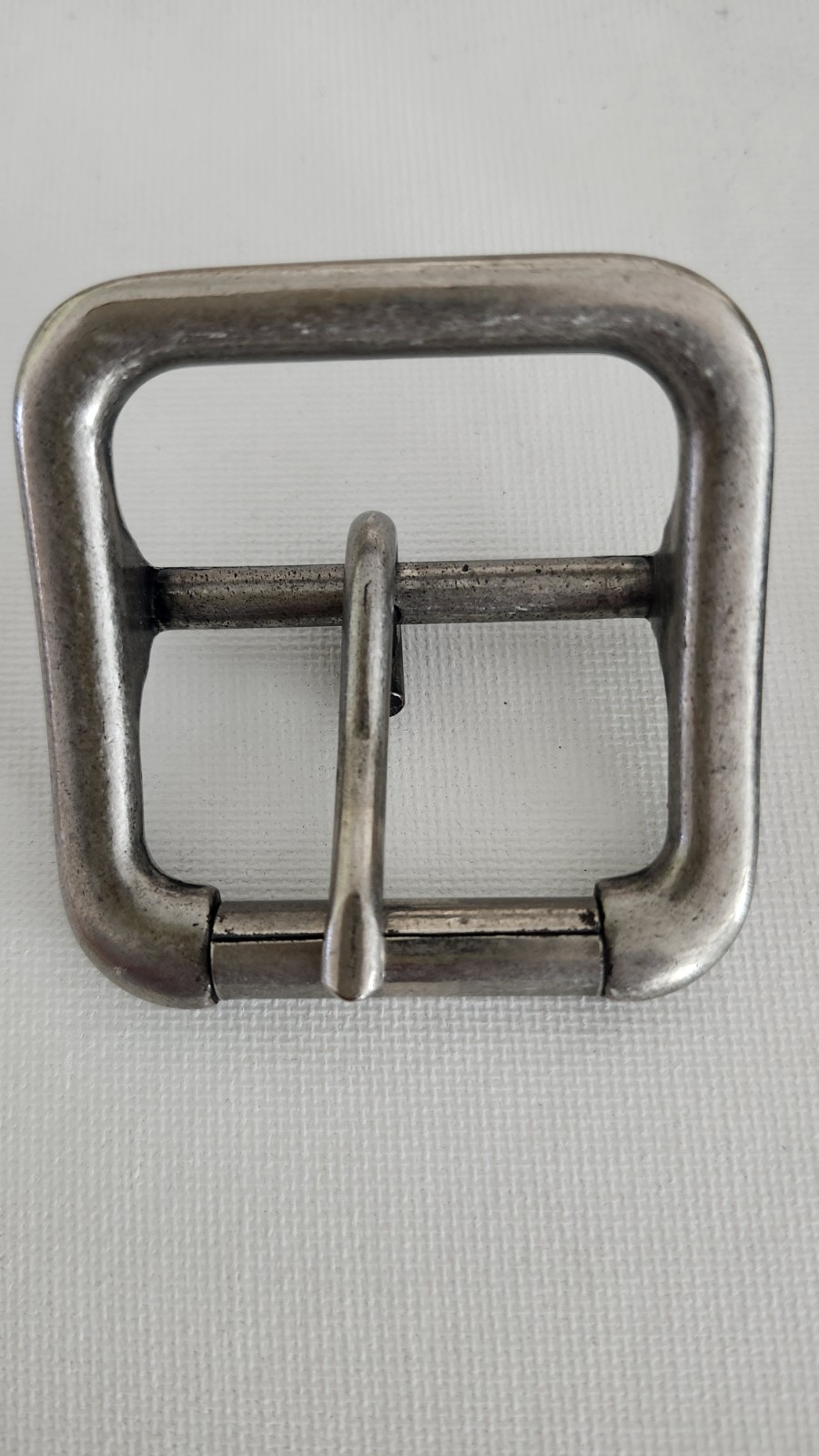 2 Plain Belt Buckle, Silver Color; Brass Color, Excellent Condition, 1.75&Prime; Belt