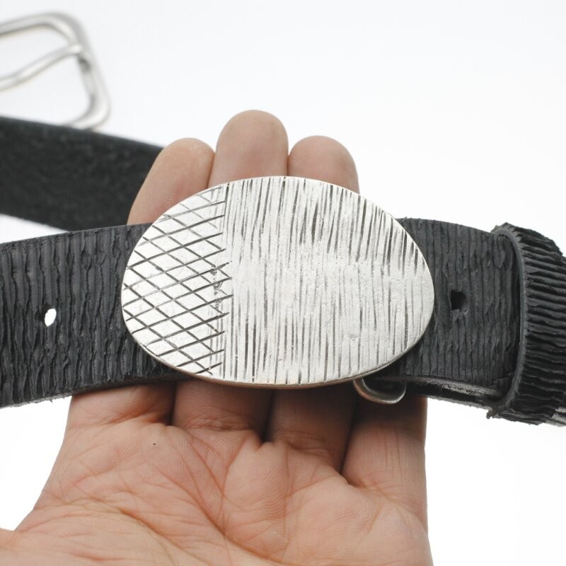 Business Belt Buckle Oval – Elegant Design for Suit & Office Look