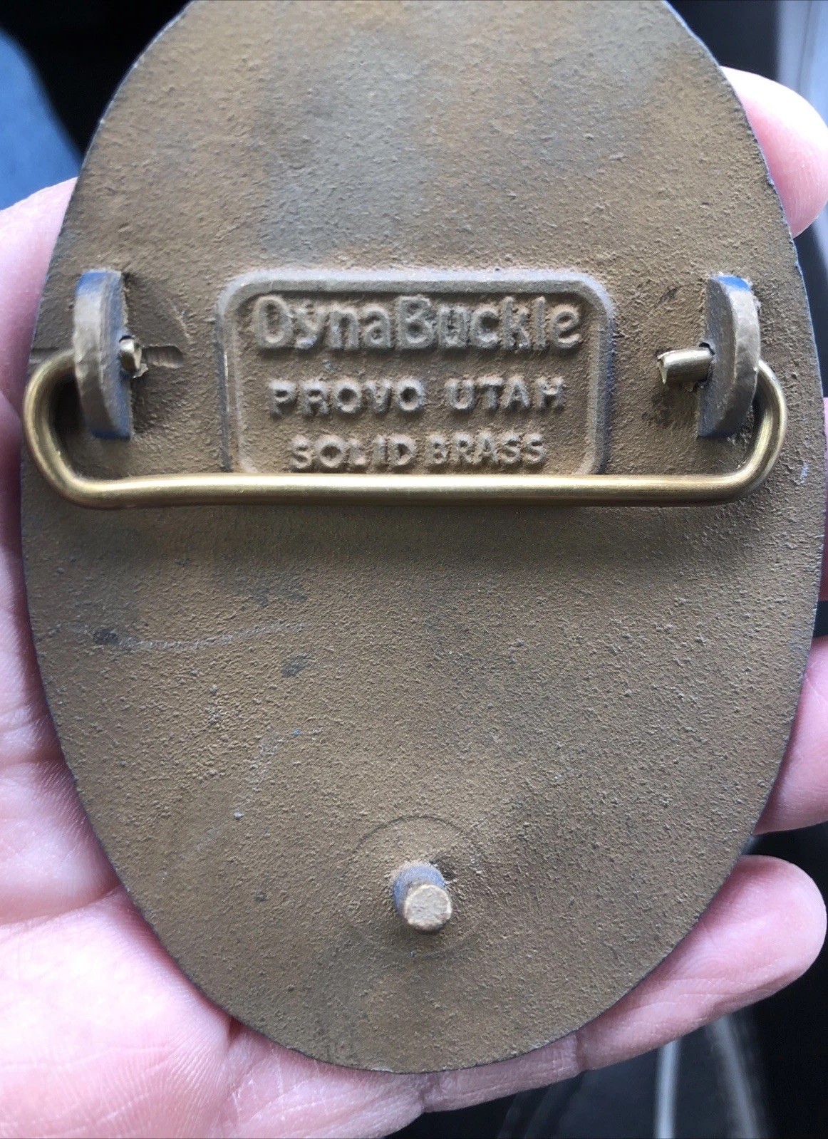 Holly Sugar Corporation Brass Belt Buckle Advertising Promo 1970 Dyna Buckle #75