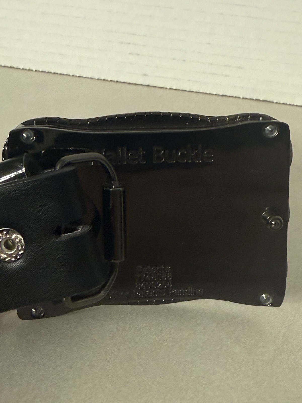Wallet Belt BuckleNASHVEGAS Belt Nashville Country Money ID Credit Card 30-32 W