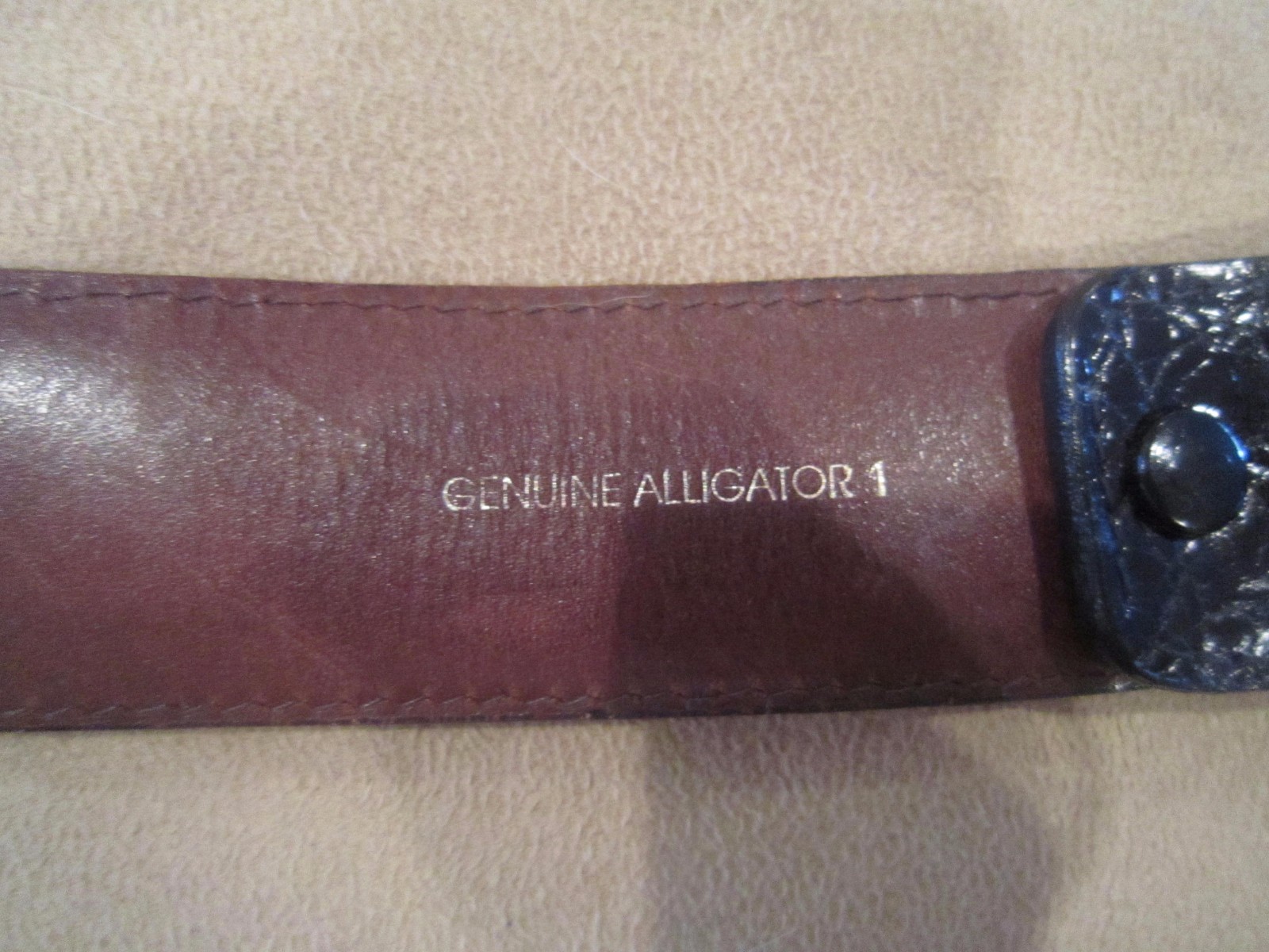 Huge Kieselstein-Cord Sterling Alligator Buckle and Black Alligator Belt Size 1