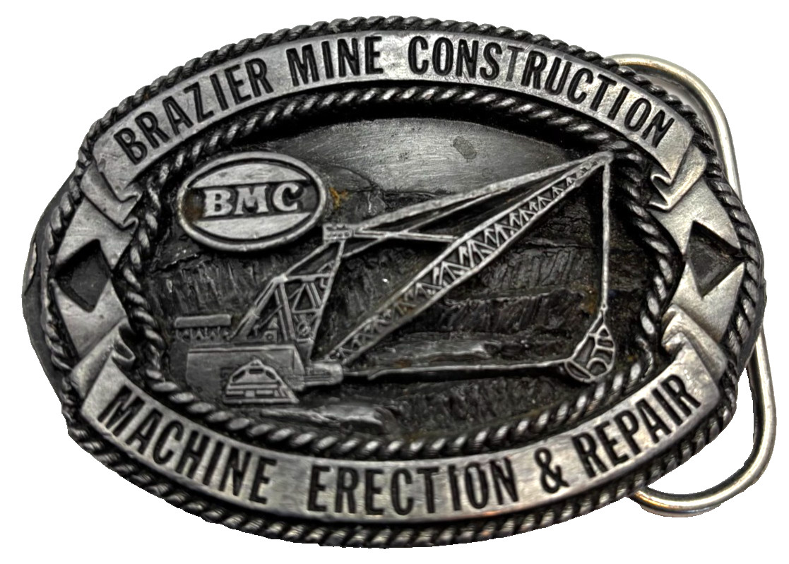 Brazier Mine Construction – Machine Erection & Repair Belt Buckle Gunmetal