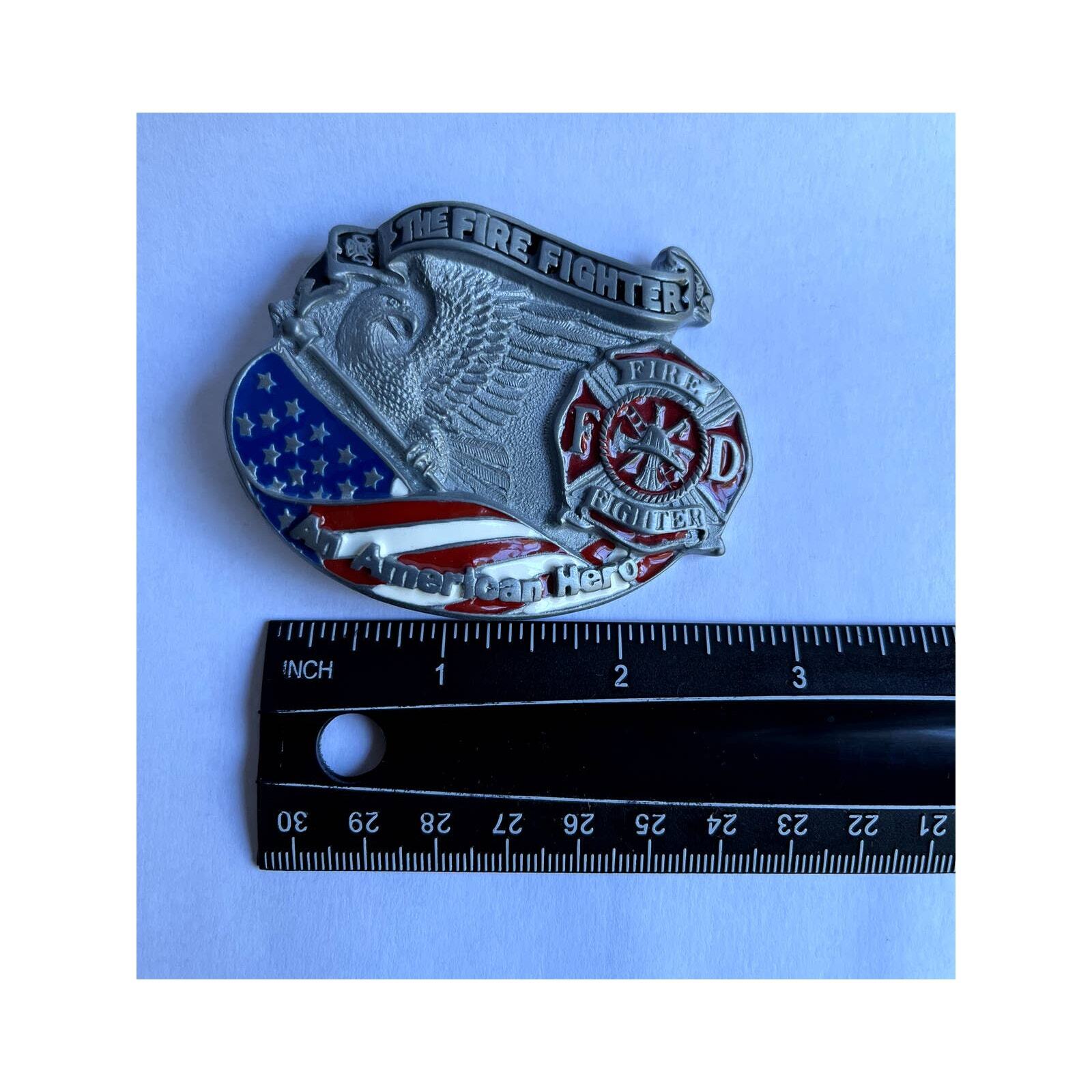 FD Fire Department Firefighter Belt Buckle First Responders NOS