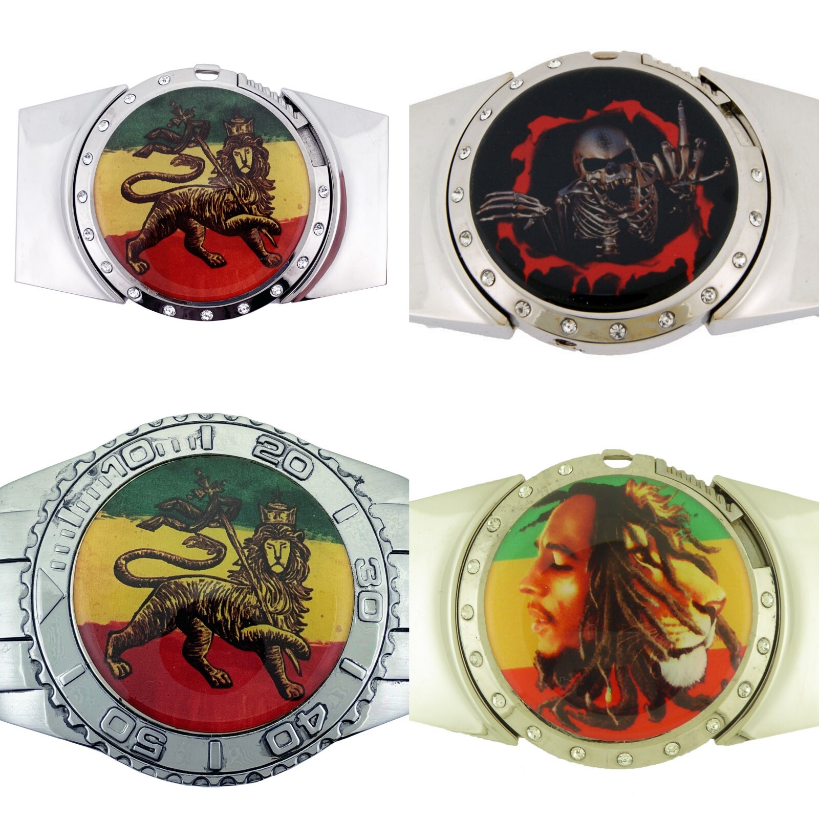 Reggae Lion of Judah Goth Tattoo Tribal RASTAFARIAN Belt Buckles Halloween Party