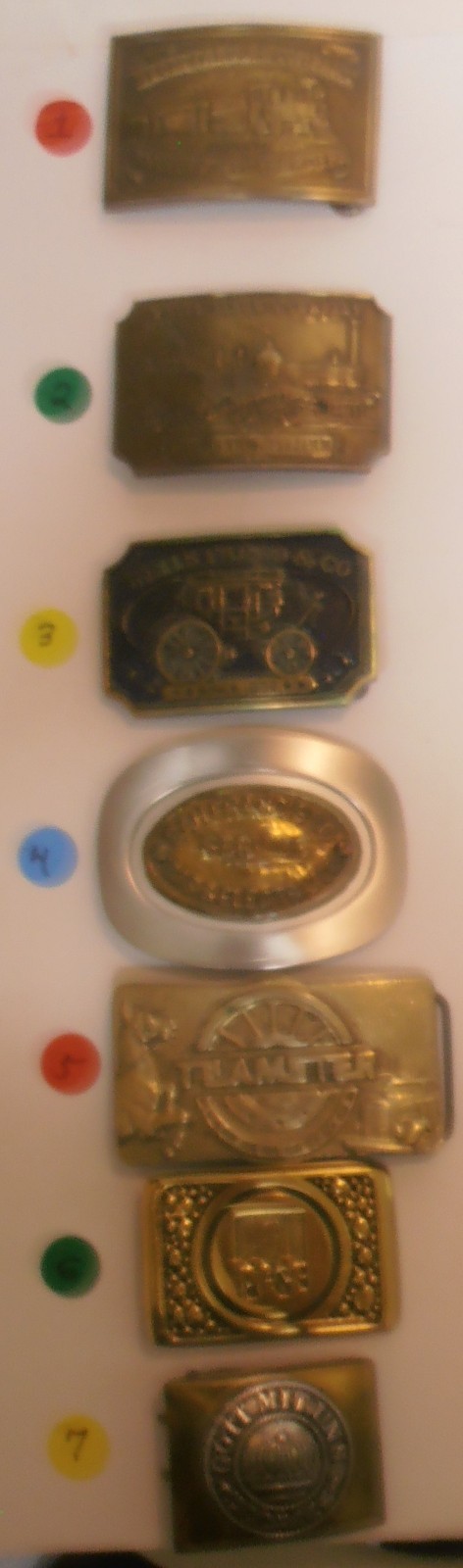 66 Vintage Men&rsquo;s Belt Buckles (You Choose) Most Never Worn