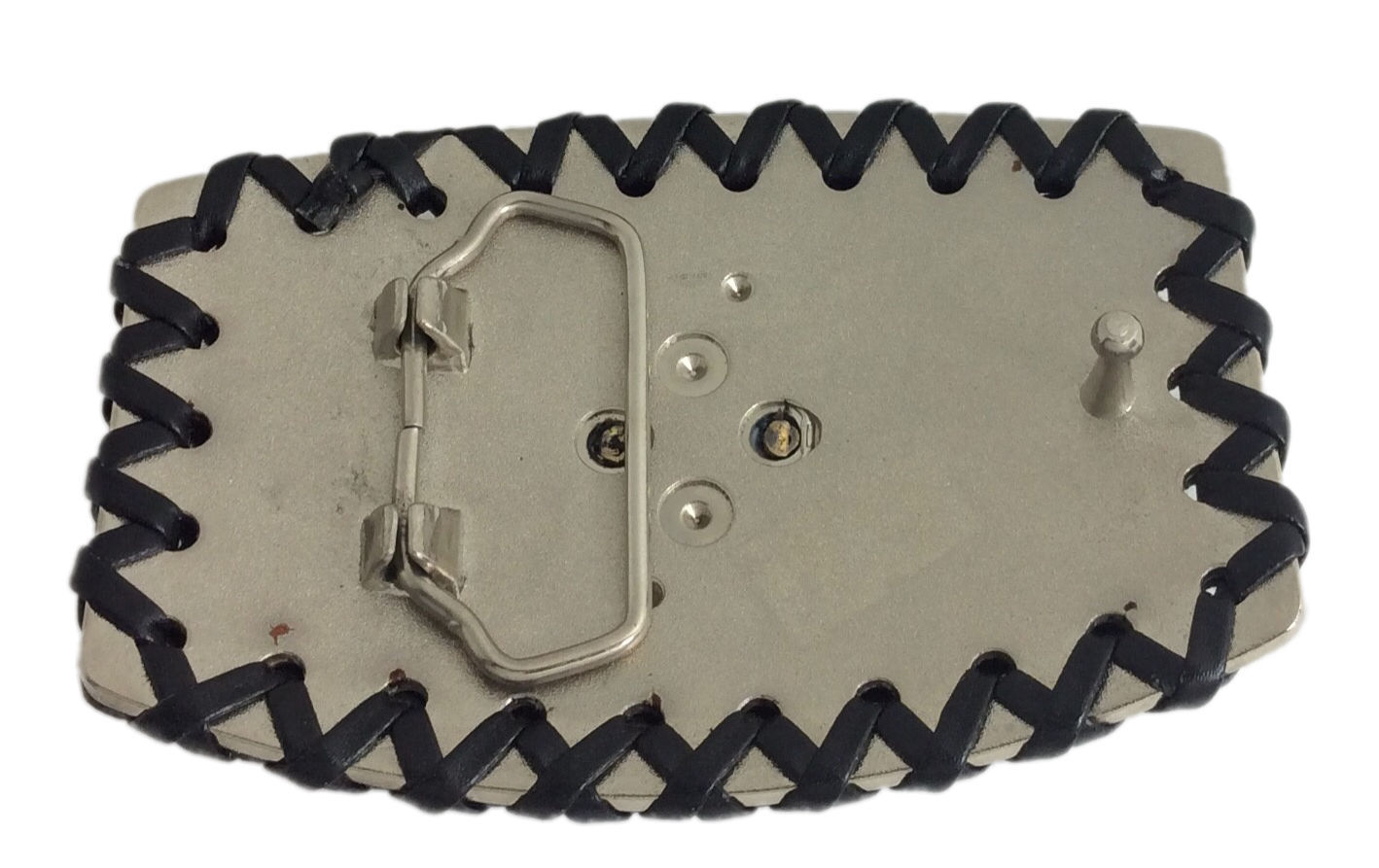 GOLDEN HAT LEATHER METAL BELT BUCKLE COWBOY & WESTERN