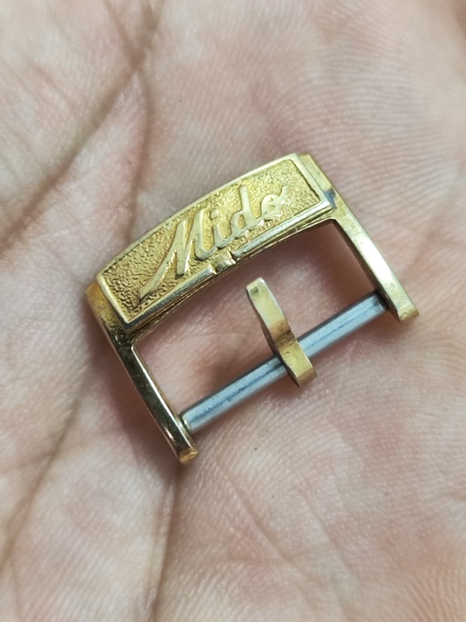 ORIGINAL MIDO MEN&rsquo;S 16MM GOLD PLATED BUCKLE