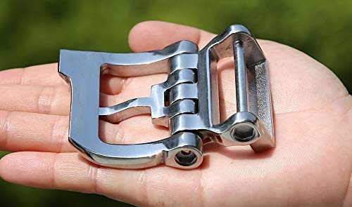 Stainless Steel Single Prong Belt Buckle 1.6&Prime; (40mm) for 1.5&Prime; (38mm) Belts