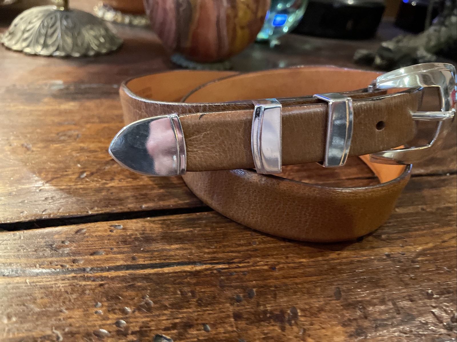 James Reid Ltd Sterling Silver Silver Belt Buckle 31-32-1.25-1”JR🦬✅