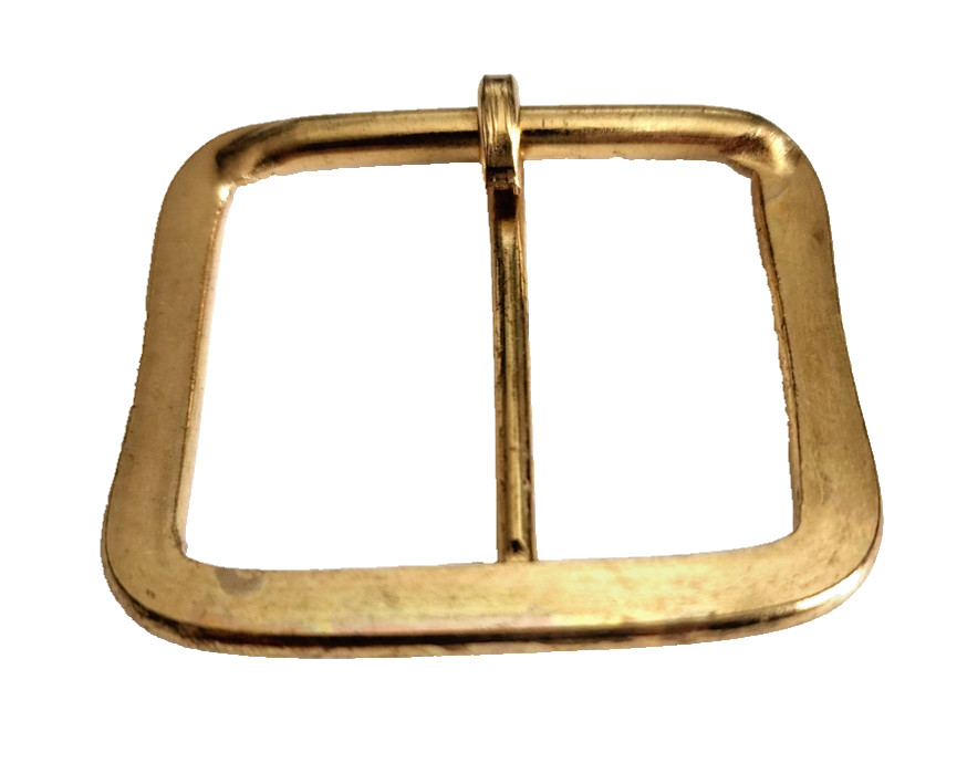 Men&rsquo;s Gold Tone Metal Belt Buckle 2 in x 1 5/8 in Fits 1 1/2 in Belt