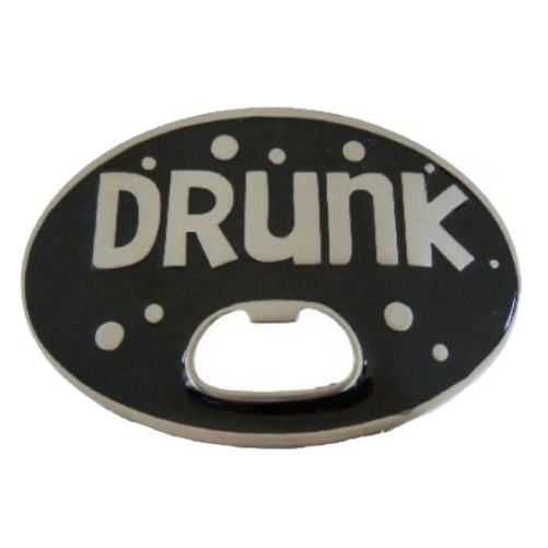 Belt Buckle Drunk Beer Bottle Opener Bar Humor Drinking Party Costume Buckles