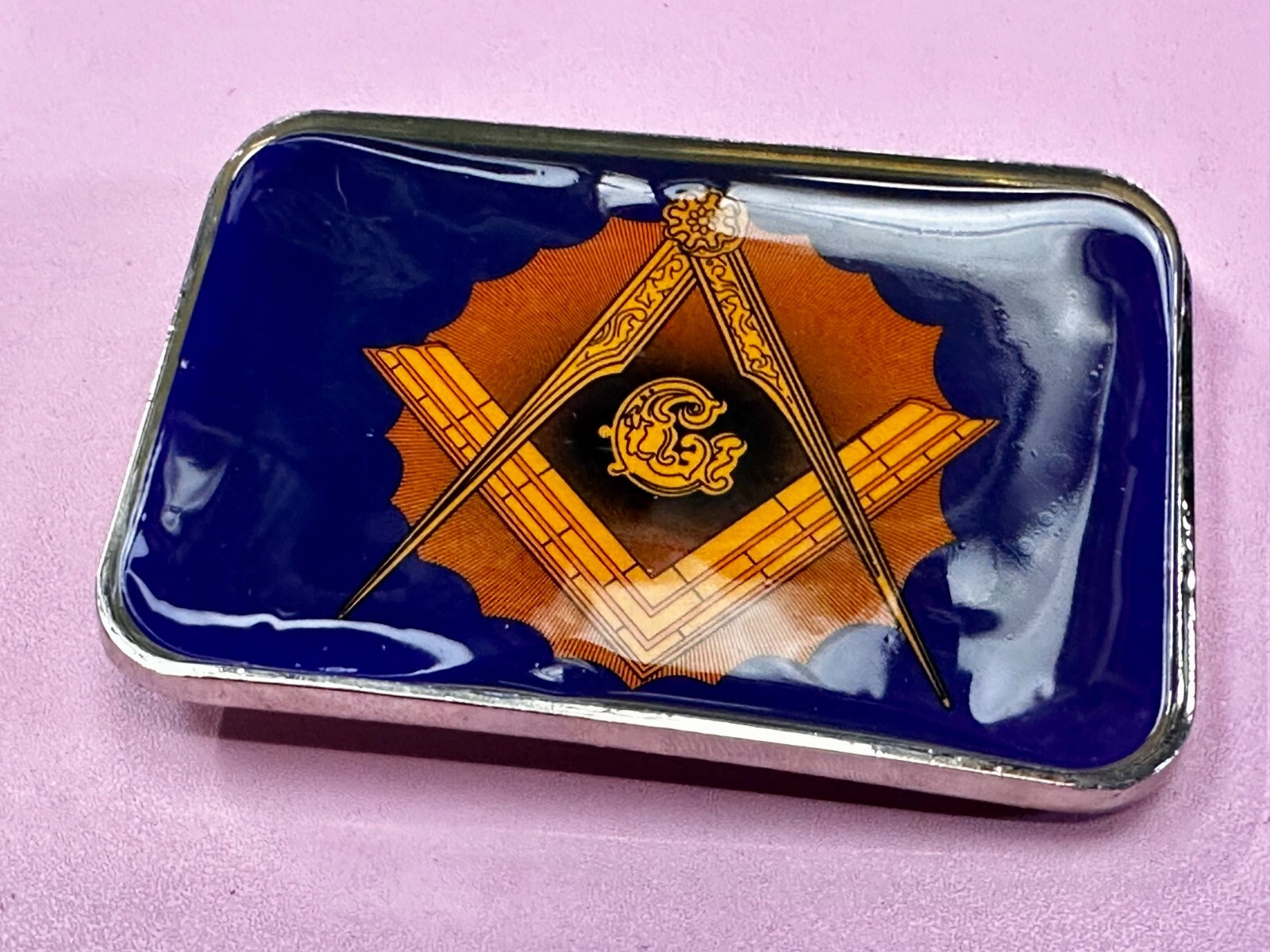 Masonic Fraternity Fraternal Freemasonry Mason Masonic G Rule Belt Buckle
