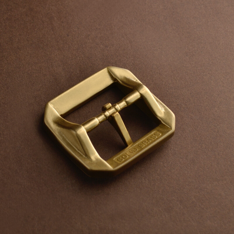 1 X Replacement 4cm(1.5&Prime;) Heavy Duty Solid Brass Single Prong Belt Buckle
