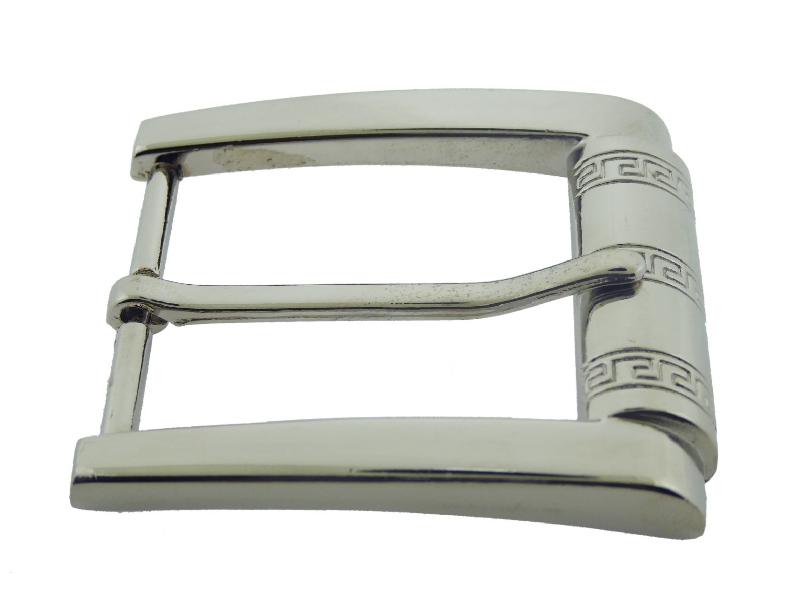 Pin Belt Buckles for Men&rsquo;s Belt 1.50 Inch Stainless Steel Single Prong Silver