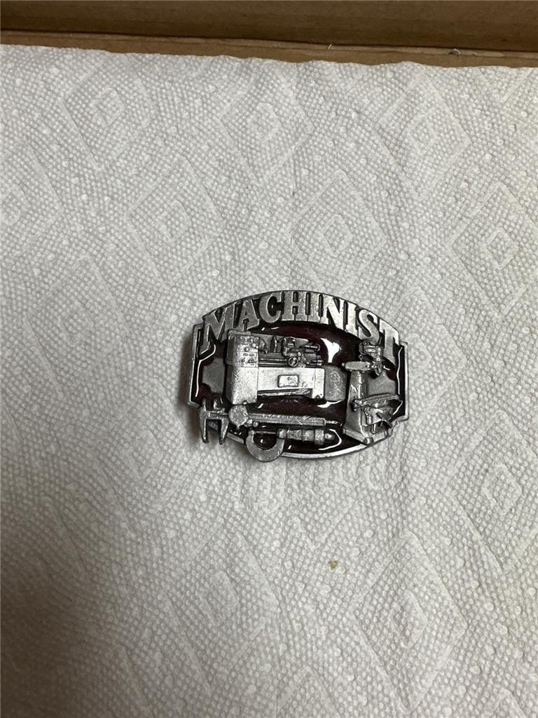 Vintage 1987 Siskiyou Machinist Belt Buckle