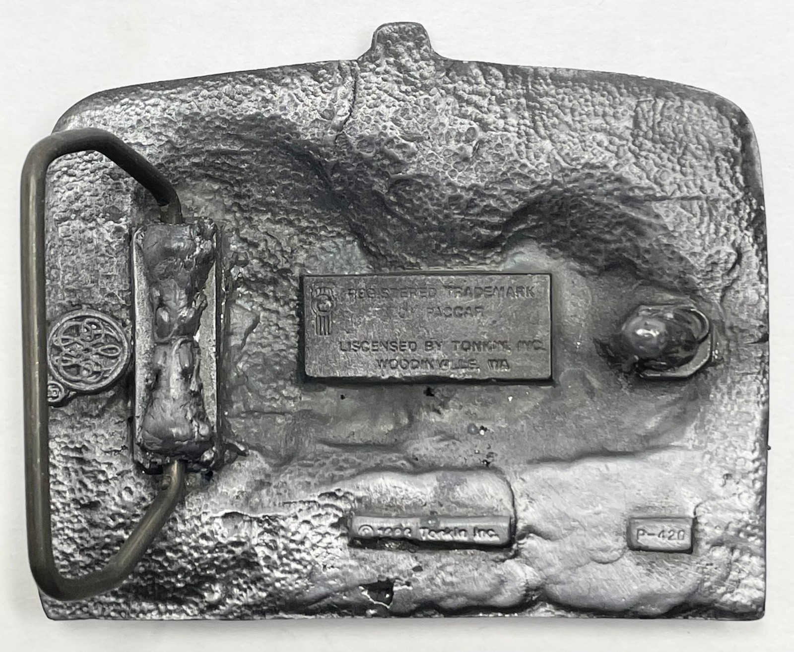 KENWORTH DIESEL TRUCK METAL BELT BUCKLE