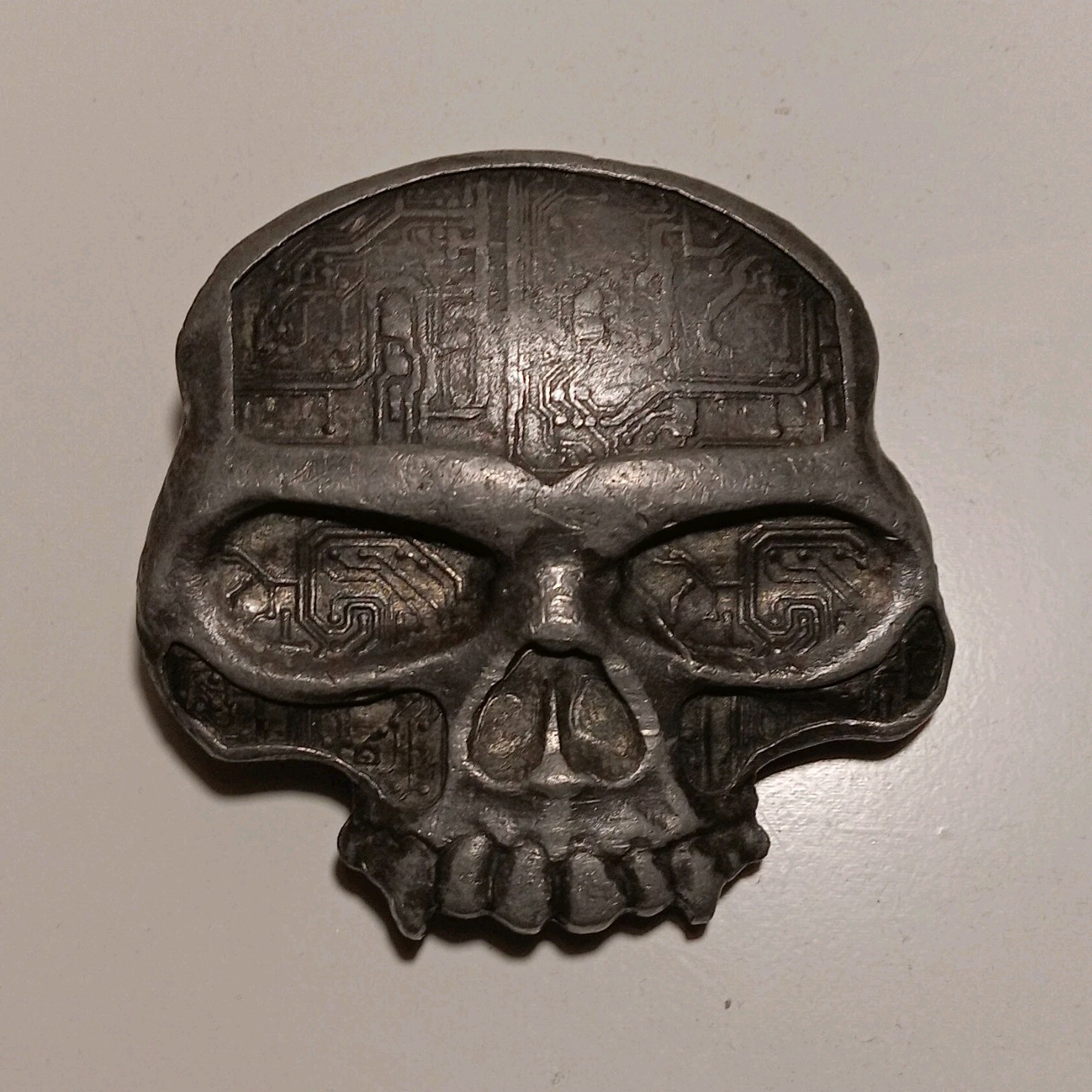 « Digital Skull » Monster Belt Buckles ©2000 Mobtown Chicago