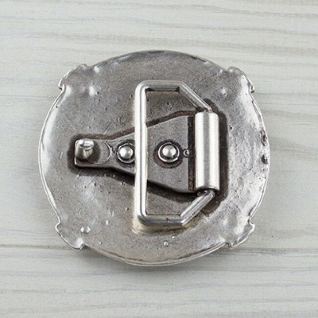 Shield knight Celtic medieval belt buckle silver buckle removable clasp