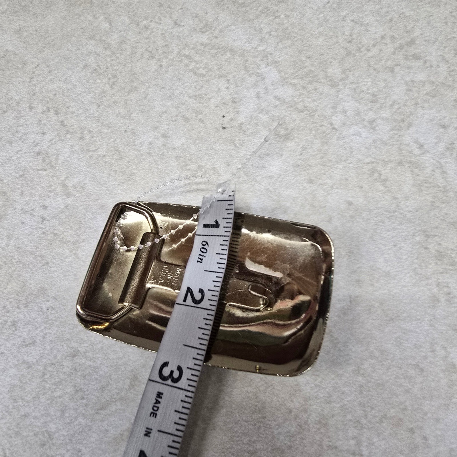 Vintage Western Horse Head Belt Buckle Brushed Brass Tone Equestrian Rodeo Style