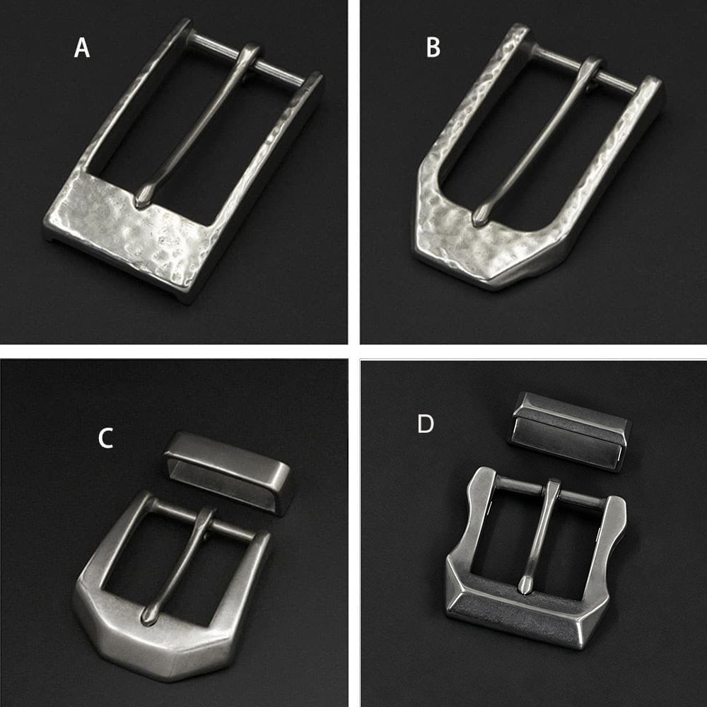 Vintage Steel Belt Buckle Retro Square Frame Hardware Clothing DIY Accessory